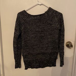 Black and white sweater